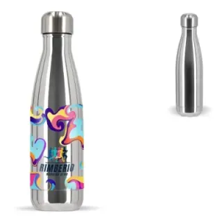 Sagaform Nils steel bottle Chrome 500ml - LT52057 (gadzety reklamowe)
